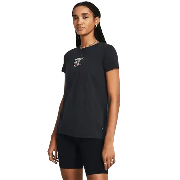 Under Armour Camiseta Artist Series Will Negro Mujer Talla MD