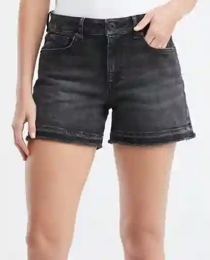 Short Gris Grafito Ultraoscuro Talla 12 Mujer Chevignon