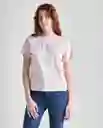 Camiseta Mujer Beige Talla M 609G090_BEI131107 Americanino