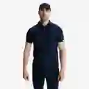 Fouganza Camisa Polo de Equitación Para Hombre Azul Talla S