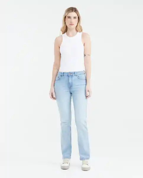 Jean Super Rise-Mujer Cosm Azul Cristalino Claro 4 Chevignon