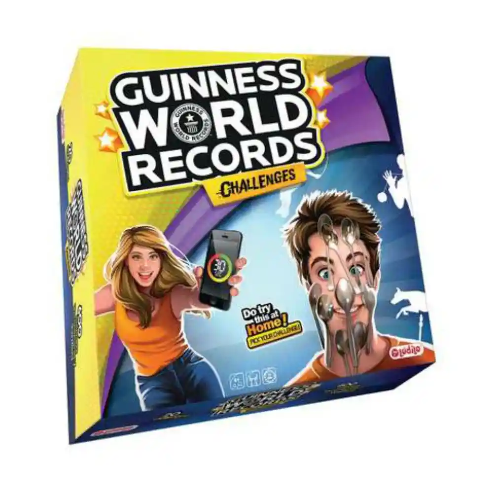 Lúdilo Juego de Mesa Guinness World Records Challenges Retos