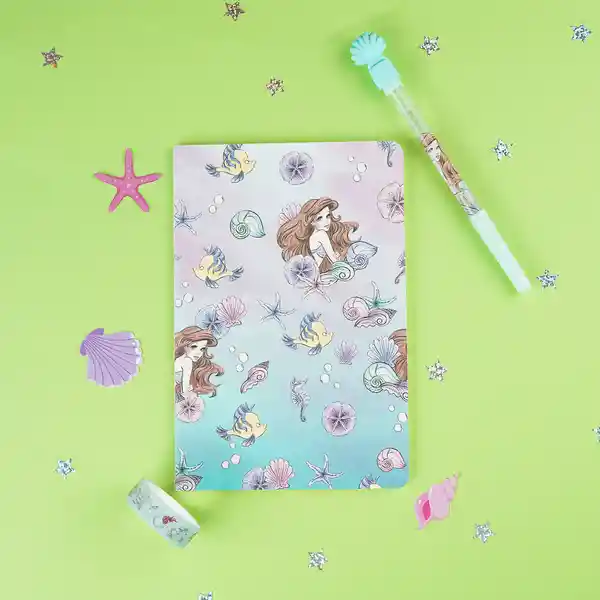 Libreta de Concha Disney la Sirenita A5 40 Hojas Miniso