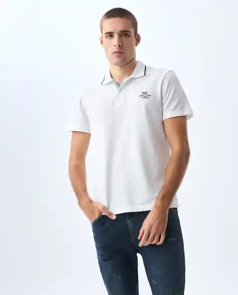 Camiseta Hombre Blanco Talla XL 801G005_BLA110601 Americanino