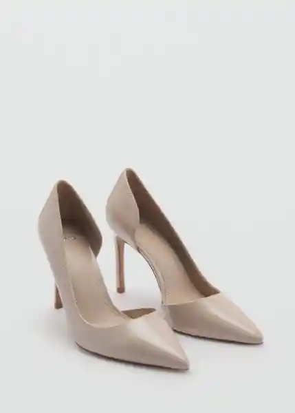Zapatos Audreyg Gris Talla 38 Mujer Mango