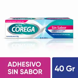 Corega Adhesivo para prótesis dentales sin sabor​