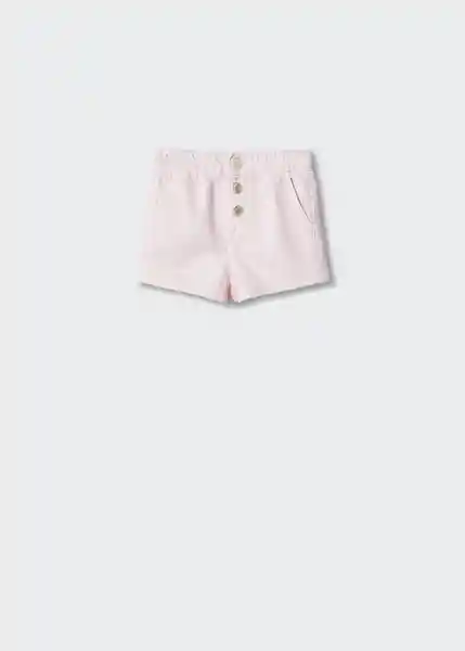 Short Pepi Rosa Pastel Talla 66 Niñas Mango