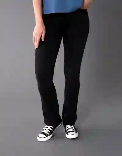 Jean Mujer Negro Talla: 14 REGULAR 5555081 American Eagle