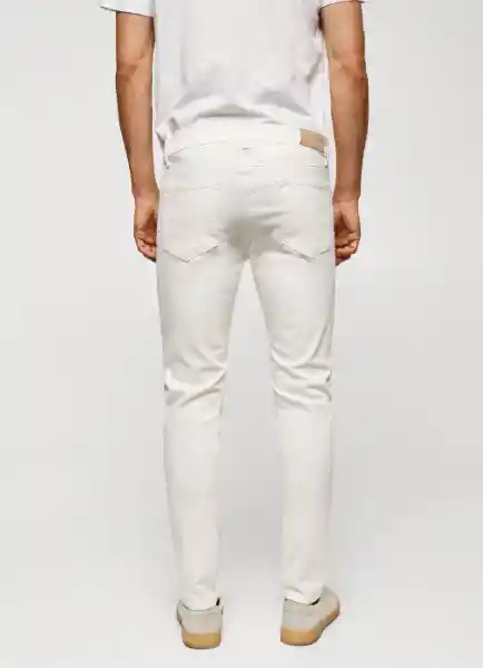 Jean Patrick Offwhite Talla 46 Hombre Mango