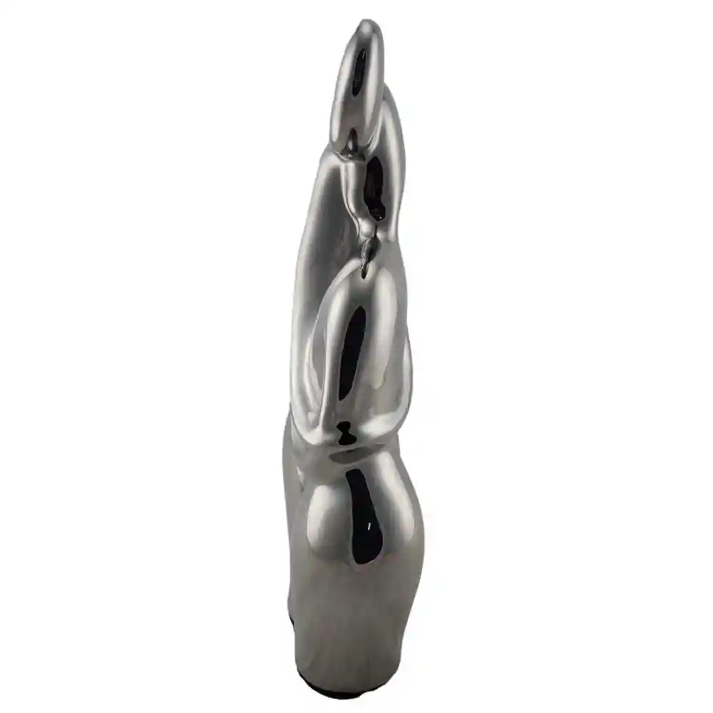 Escultura Pareja Marres Plateado 254800