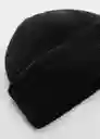 Gorra Small Negro Talla 99 Hombre Mango