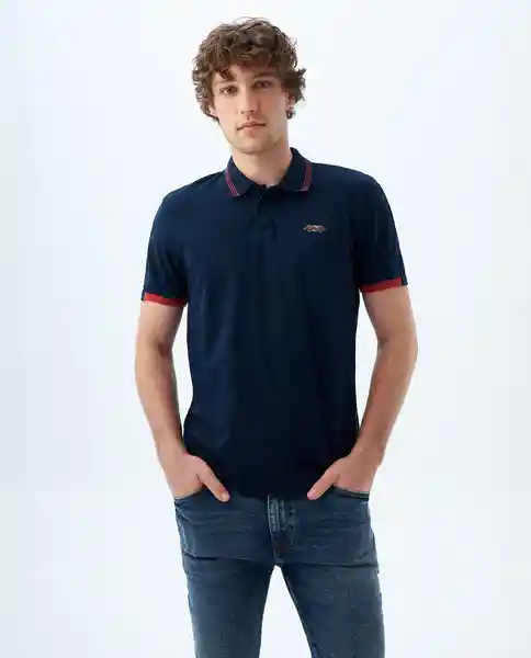 Camiseta Hombre Color Azul Talla L 809f000 Americanino