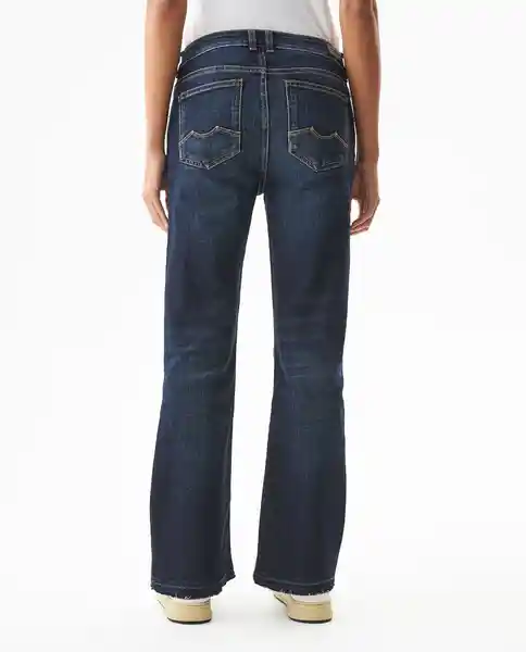 Jean High Cosmo Oscuro Azul Francés Medio Talla 4 Chevignon