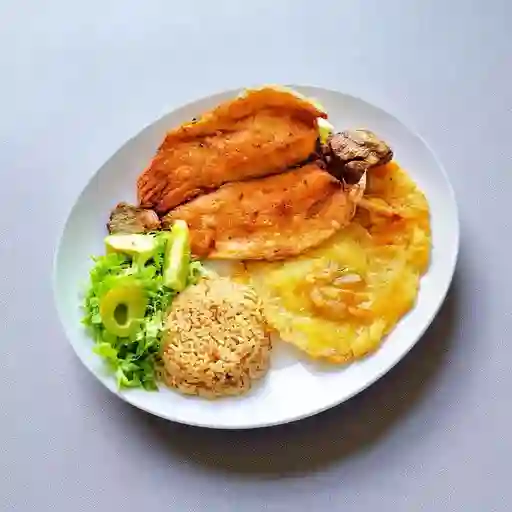 Trucha a la Plancha + Bebida