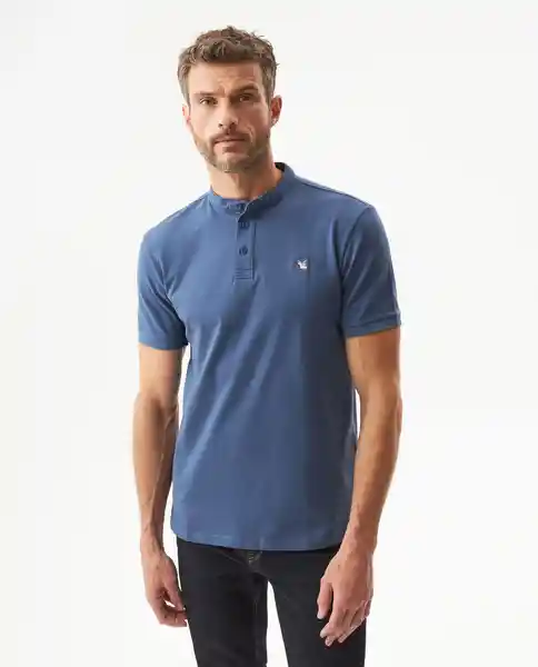 Camiseta Basic Neck Neru Polo Azul Provincial T M Chevignon