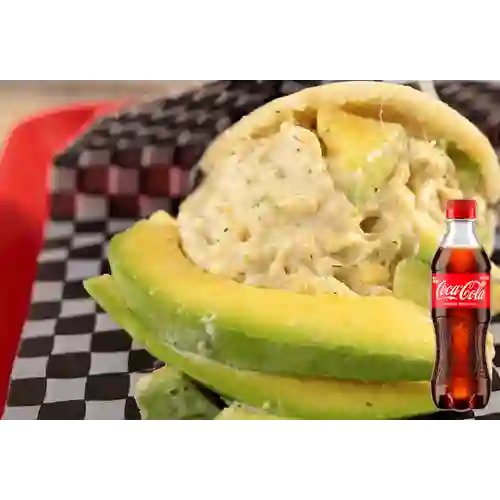 Combo Arepa Reina Pepiada +Cocacola Orig 400ml