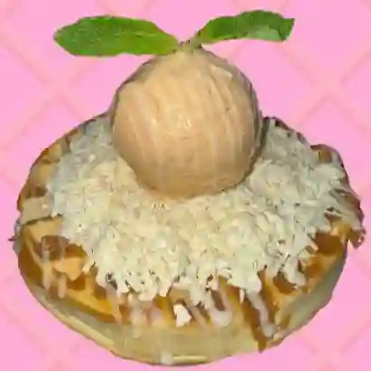 Waffle Queso y Arequipe