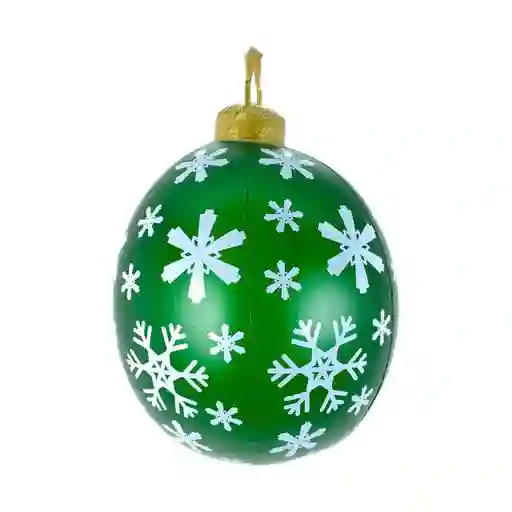 Bola Inflable Verde Copos de Nieve 1210100026 Finlandek