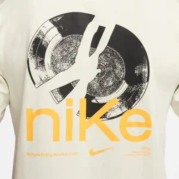 Nike Camiseta S72 Primary Top Para Hombre Beige Talla L