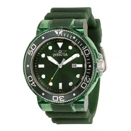 Invicta Reloj Hombre Verde Transparente Inv32332