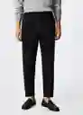 Pantalón Etna Negro Talla 42 Hombre Mango