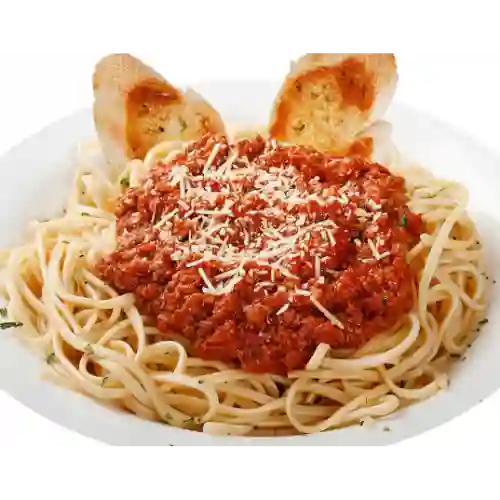 Spaguettis a la Bolognesa