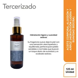 Subbla Aceite Corporal Algodón y Arroz