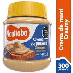 Crema De Mani Creamy Manitoba X 300 Gr