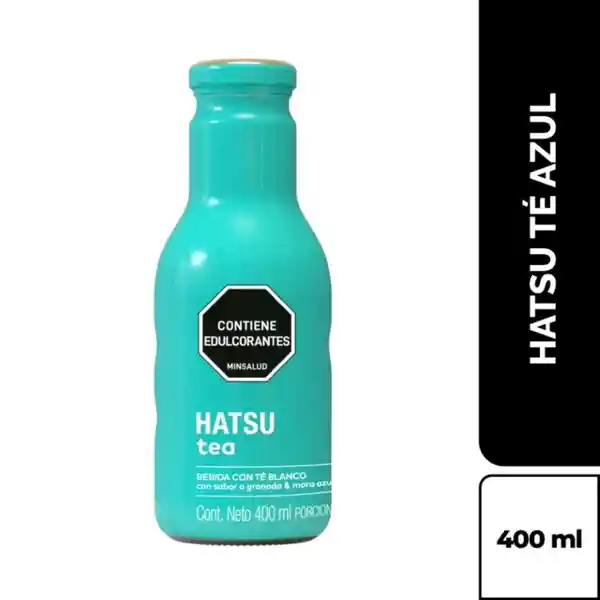 Hatsu té Azul Sin Calorías Vidrio 400 mL