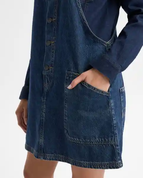 Vestido Mujer Azul Talla S 379G000_AZU174021 Americanino