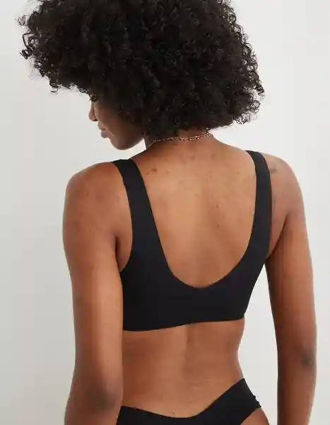Top Bralette Aerie Negro Talla LARGE 3772073 American Eagle