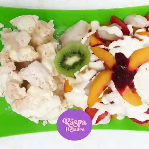 Merengón con fruta