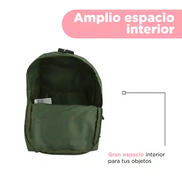 Mochila Básica Verde Miniso