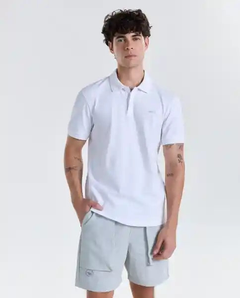 Polo Hombre Blanco Talla M 809G000_BLA110601 Americanino