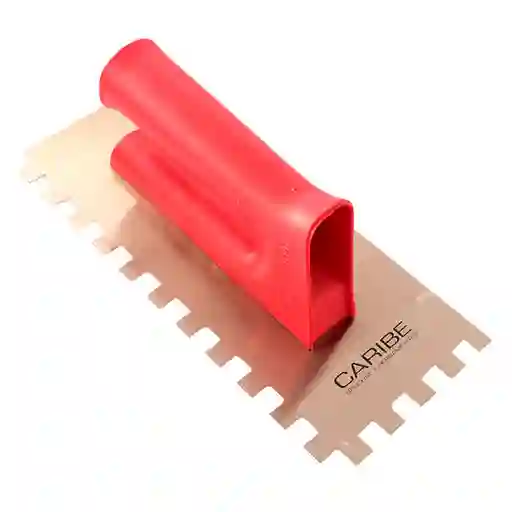 Caribe Llana Profesional Dentada Plástico 10 x 10 cm
