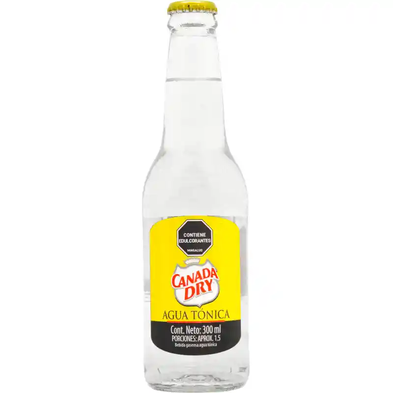 Canada Dry Agua Tónica Sin Calorías Vidrio