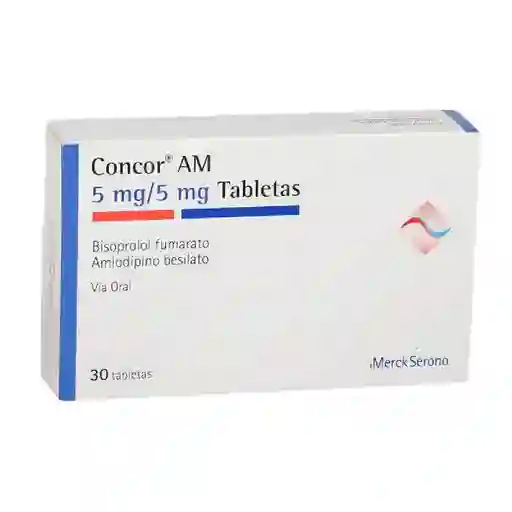 Concor Am 5/5 Mg Caja