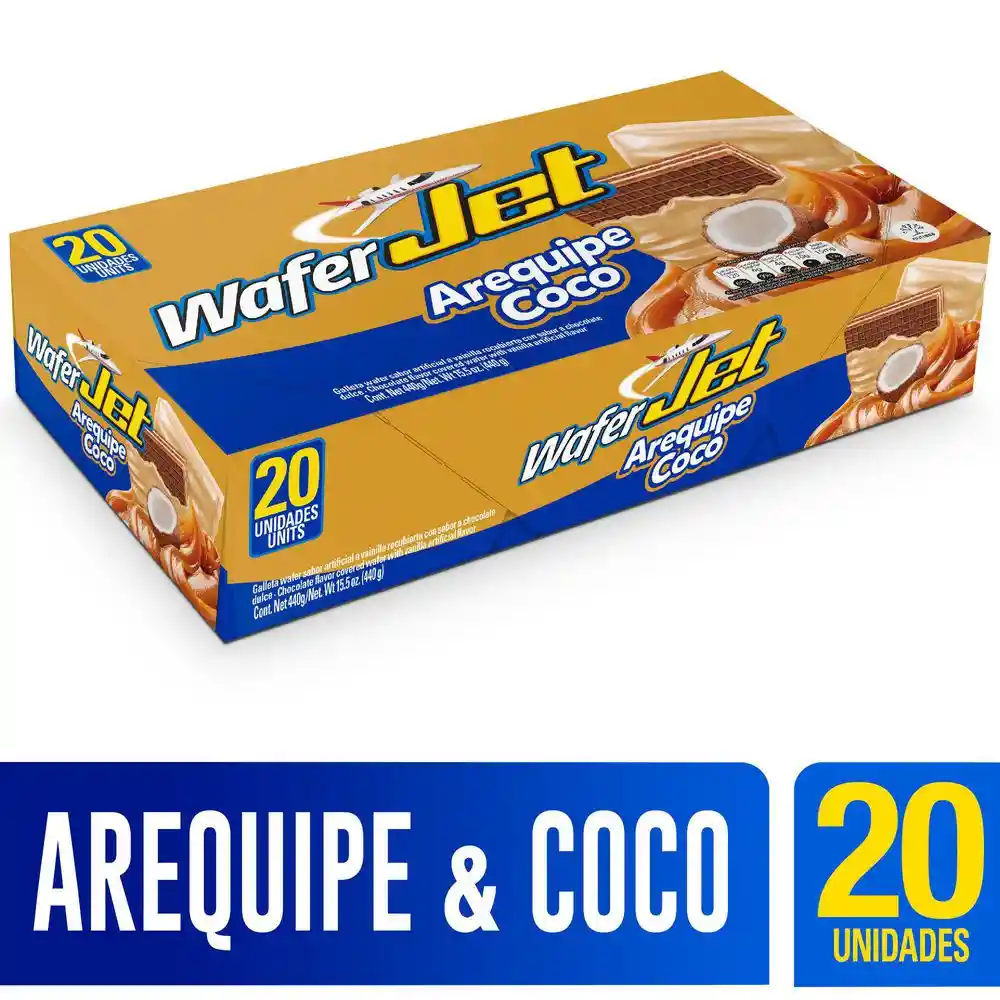 Jet Wafer Arequipe Coco