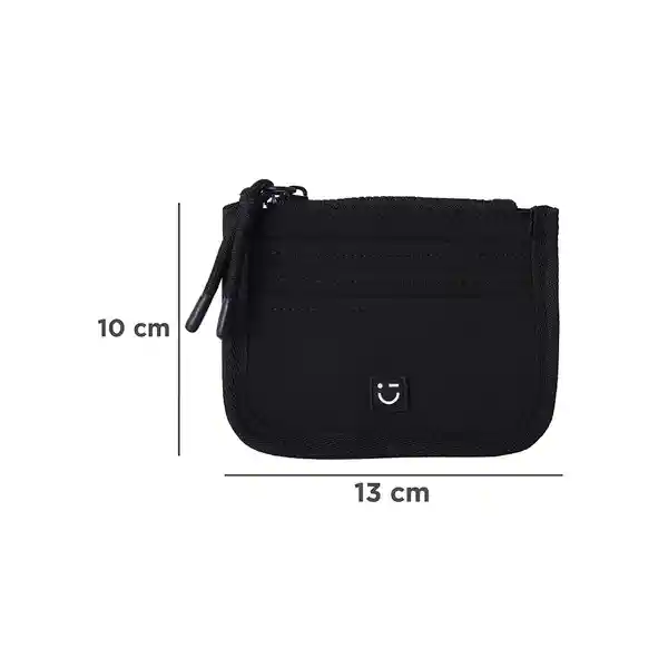 Monedero Basico Negro Miniso