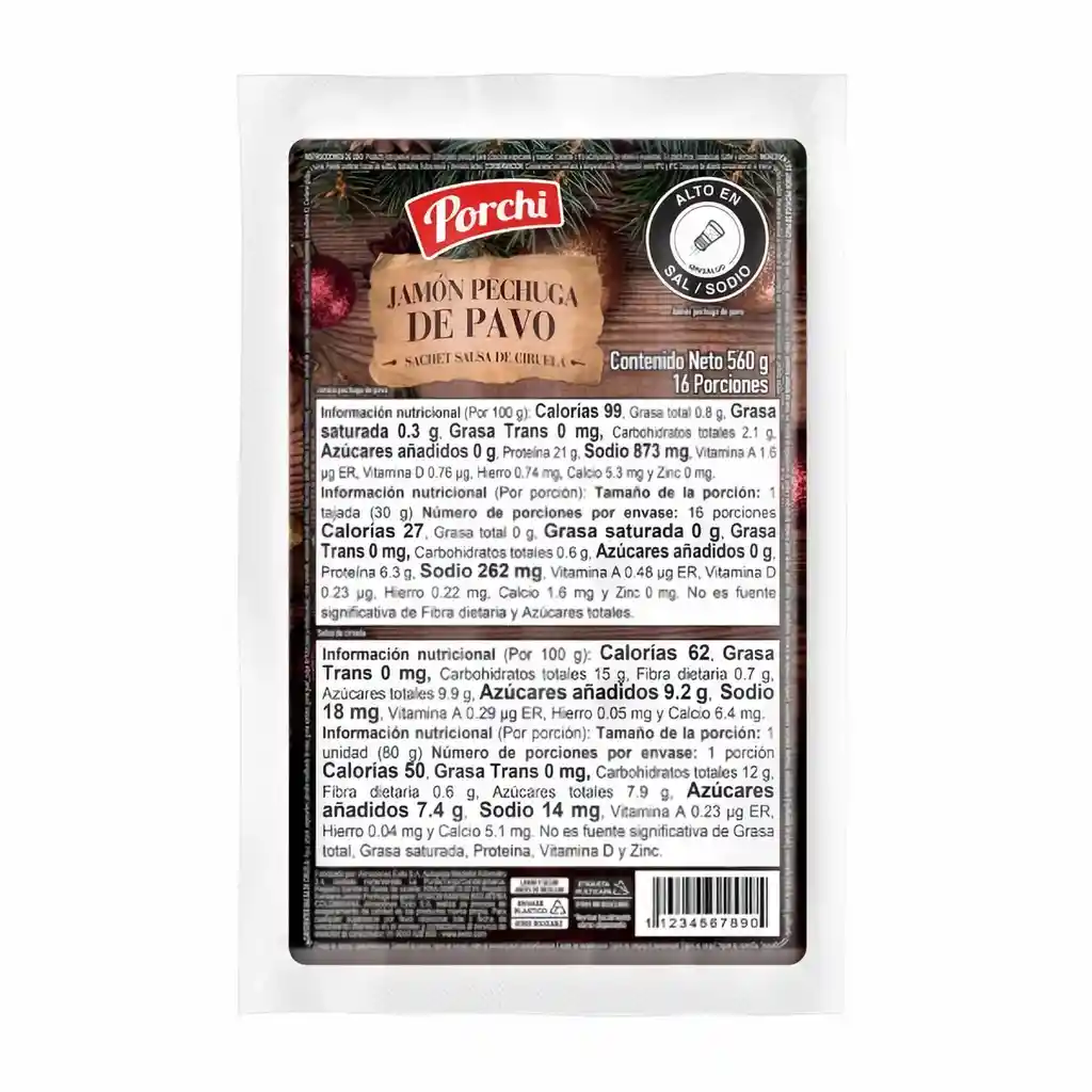 Porchi Pechuga De Pavo