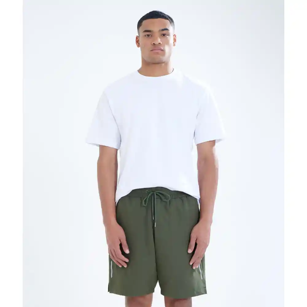 Bermuda Bóxer Con Corte Laser en Costados Hombre Seven Seven Talla L