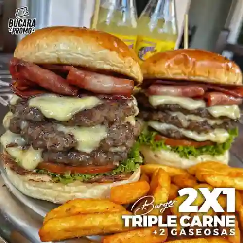 Promo triple carne x2