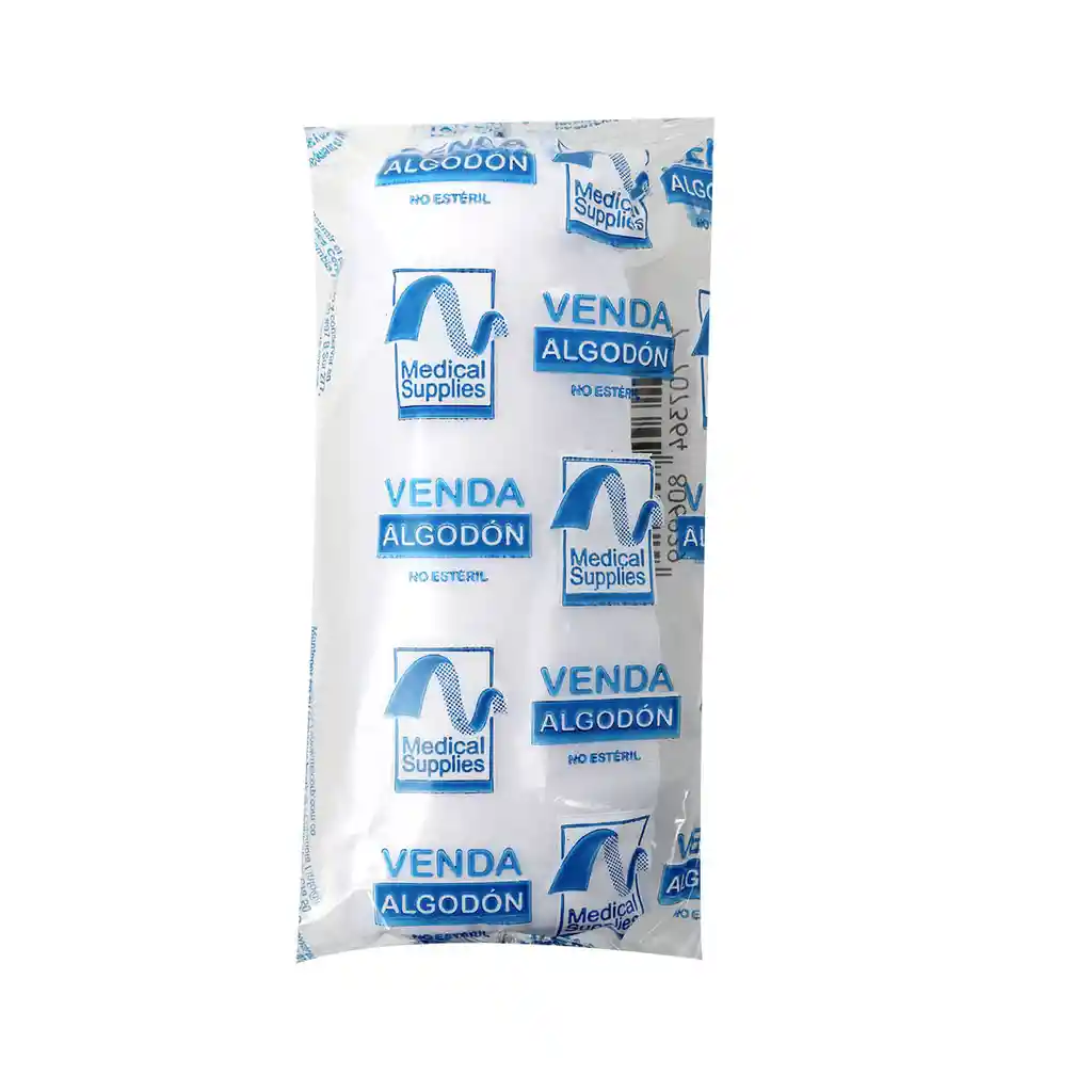 Venda Algodon Laminado 5"x5 Yardas Medical Supplies