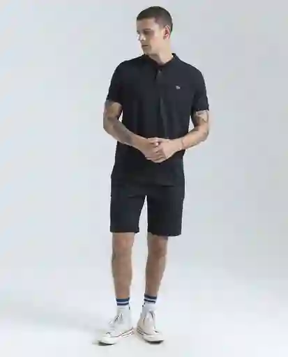 Bermuda Hombre Negro Talla 38 850D000 Americanino