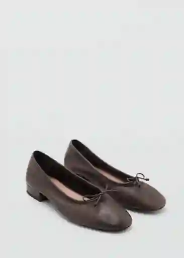 Zapatos Baila Chocolate Talla 37 Mujer Mango