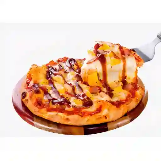 Pizza Mediana Hawaiana BBQ