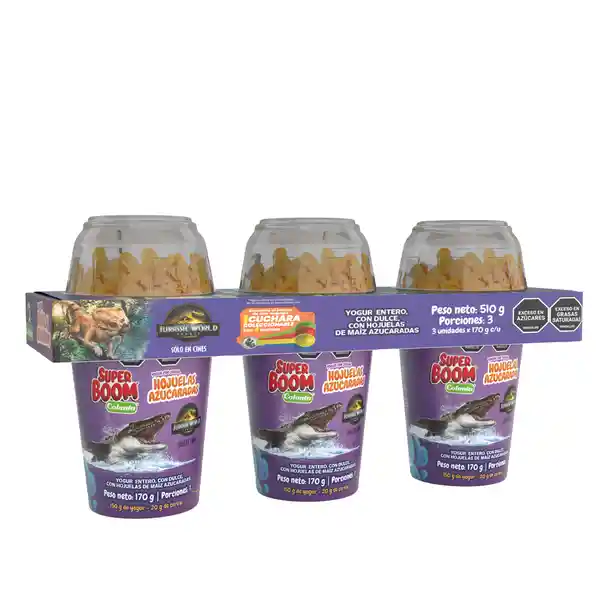 Paquete Yogur Con Cereal Azucaradas Colanta x 170 g x 3U