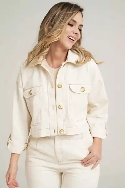 Chaqueta Monterrey Color Beige Claro Talla L Ragged