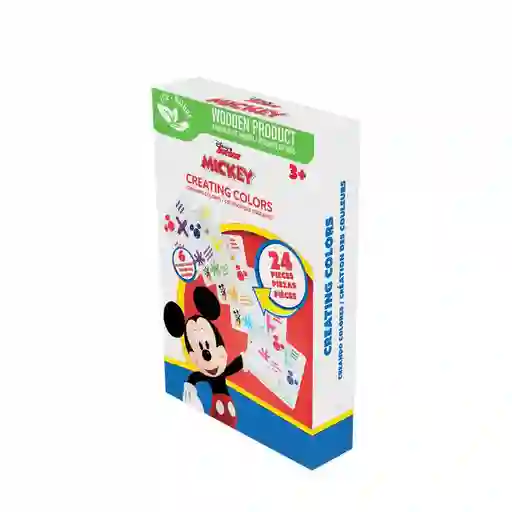 Tarjetas Didácticas Colores Mickey Ronda