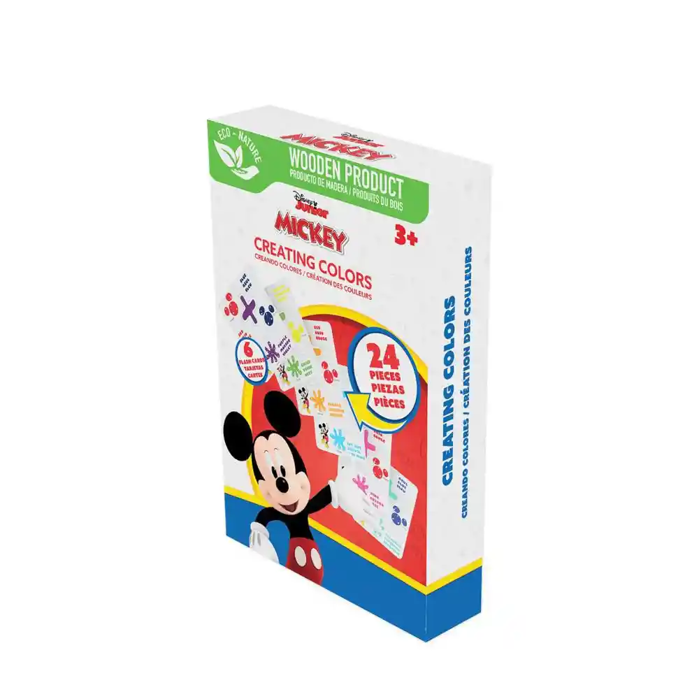 Tarjetas Didácticas Colores Mickey Ronda
